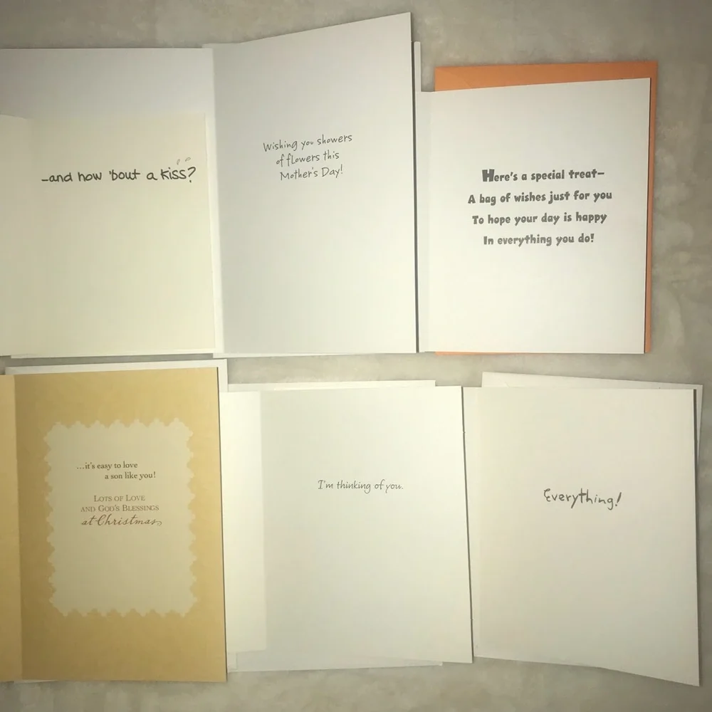 Card Assortment Lot of 6